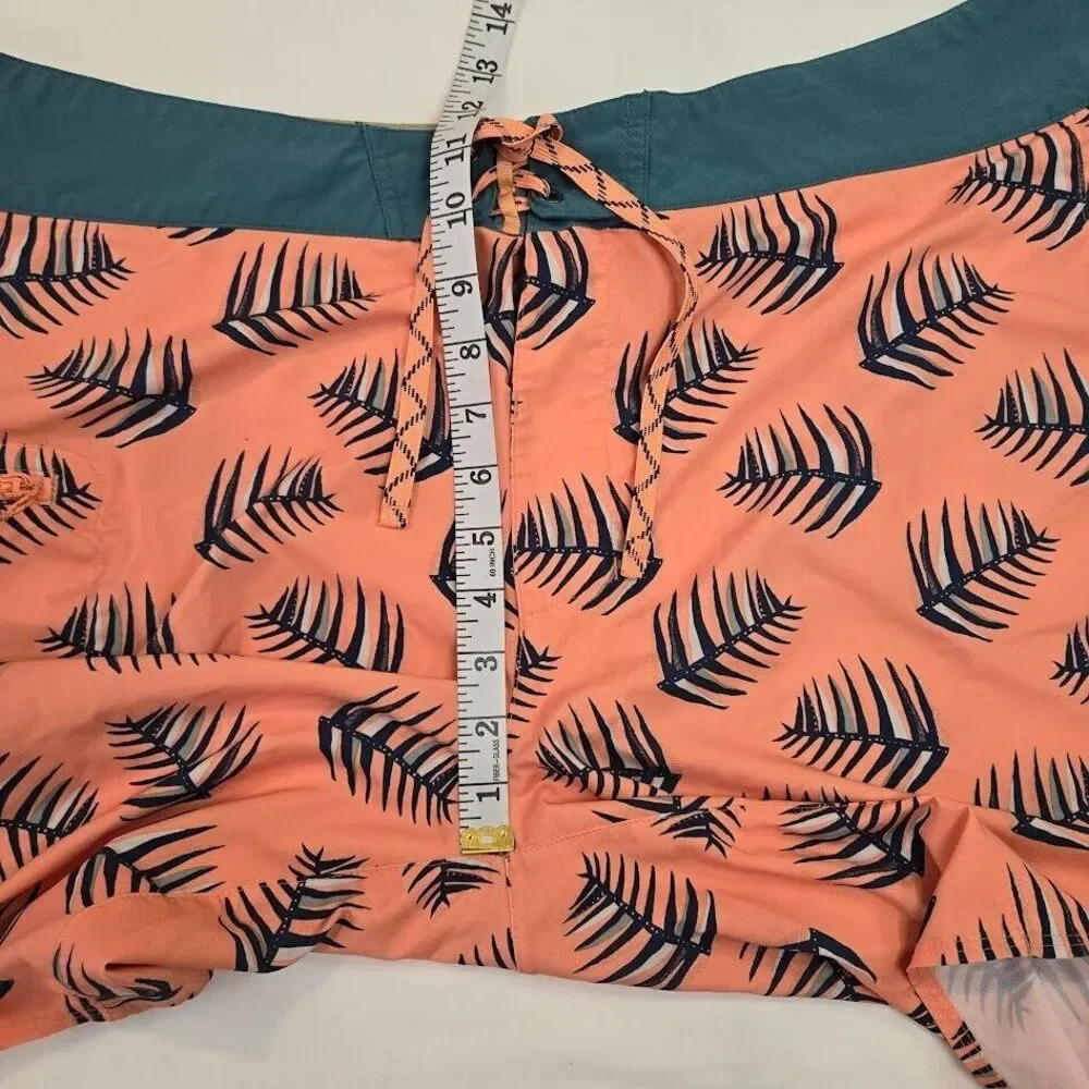 Patagonia Stretch Planing 19in Board Shorts Palms of Heart Sherbert Mens Size 38